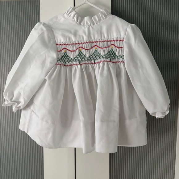 Madeline Other - Madeline White Smocked vintage baby dress with Embroidery